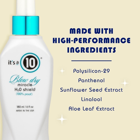 It's a 10 Blow Dry Miracle H2O Sheild 180ml (6 fl.oz) - Picture 2 of 3